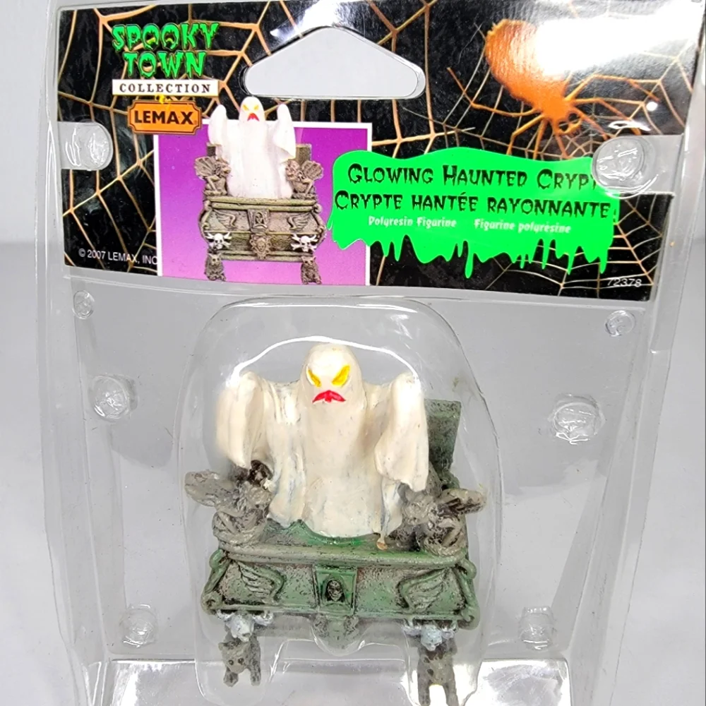 New Retired  2007 LEMAX Halloween Spooky Town "Haunted Crypt" - Picture 3 of 5